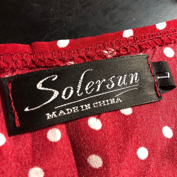 Wrap Polka Dot Dress - Picture 2 of 5